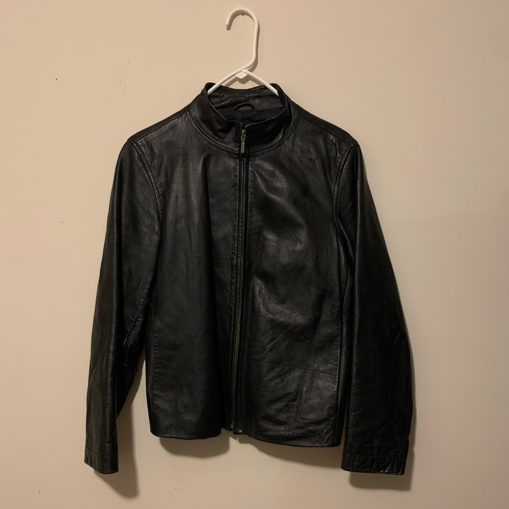 True Vintage 90s Gap Leather Jacket
